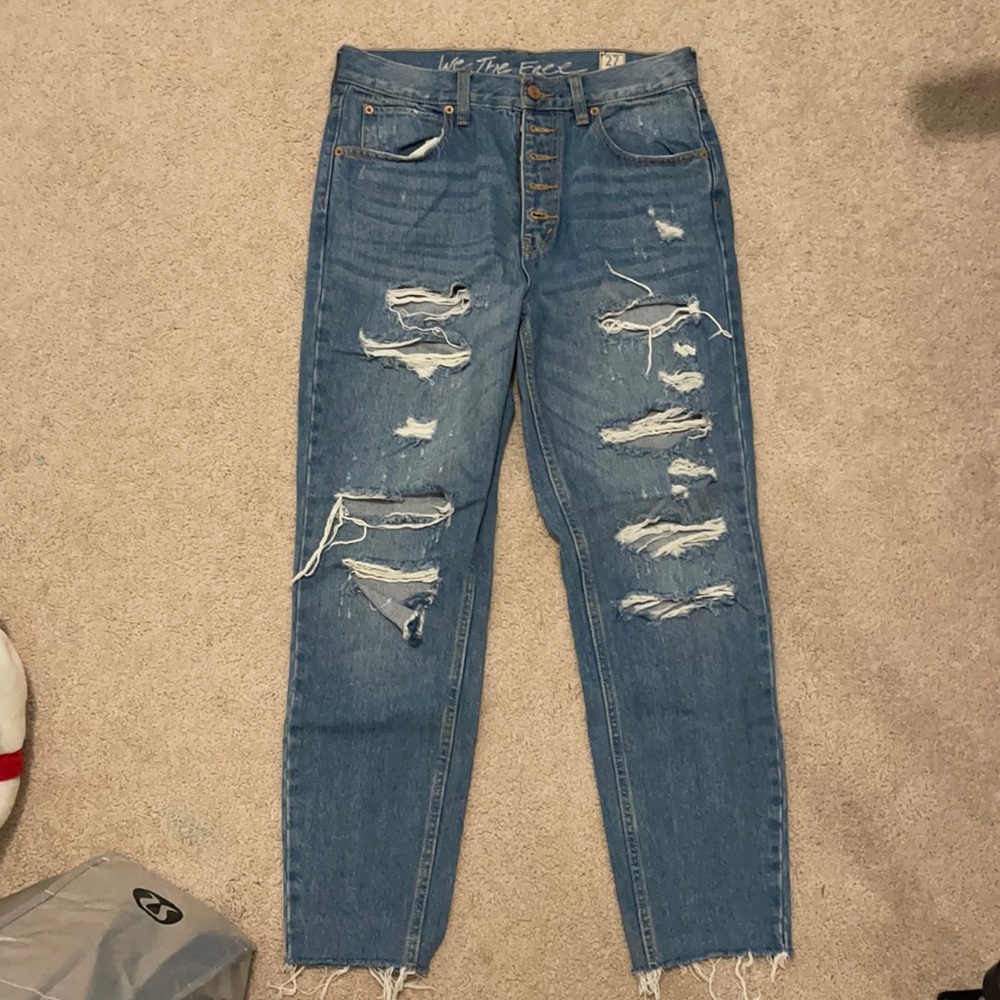Free people distressed jeans